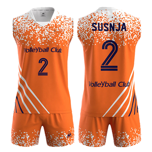 Uniforme Personalizado de Voleibol para Hombre, Conjunto de Camiseta y Pantalones Cortos, Impresión de Alta Calidad con Transferencia Térmica, Nombre del Jugador 100% en la Parte Delantera - Product Image 3