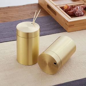 ที่ใส่ไม้จิ้มฟันทองเหลืองคุณภาพสูง ตกแต่งสวยงาม สำหรับโรงแรมและร้านอาหาร ในราคาที่เข้าถึงได้ - Product Image 4