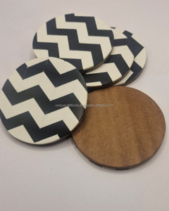 Posavasos de té con incrustaciones de hueso de venta superior seguro para artículos de uso doméstico de artesanía india para posavasos de diseño de lujo hechos a mano - Product Image 6
