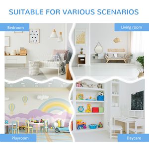 Freestanding Grey bambini giocattolo organizzatore di stoccaggio con libreria espositore e cassetti per camera da letto armadio di stoccaggio - Product Image 6