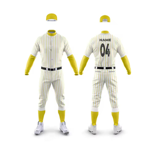 Producto Más Vendido, Ropa Deportiva Cómoda, Uniforme de Béisbol Sublimado, Unisex, Alta Calidad, Tallas Grandes, Absorbe la Humedad, Protección UV - Product Image 1