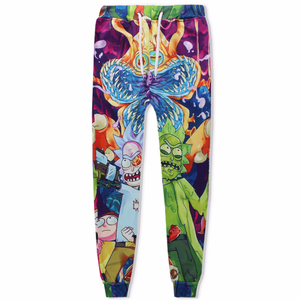 Tuta con Cappuccio Unisex con Stampa Personaggi di Rick e Morty, Maniche Lunghe, Abbigliamento Casual con Chiusura a Coulisse e Tasche Laterali - Product Image 3
