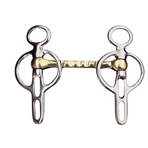 Mors de cheval en acier inoxydable avec bouche torsadée et design à maillons de chaîne pour l'équitation, mors en argent allemand - Product Image 2