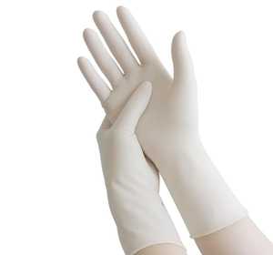 Guantes de Látex Blancos, Impermeables, Resistentes a Químicos, Sin Polvo, Desechables, Certificación CE, 4 Mil de Grosor, Uso Hospitalario, Entrega Rápida - Product Image 1