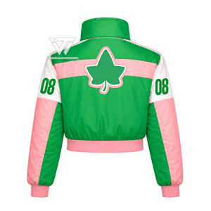 Vente en gros Alpha grec |   Kapa |   Vêtements Alpha Sorority, veste de course courte brodée pour femmes |   Paraphernalia grecs - Product Image 2