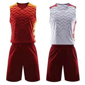 Ensemble de basket-ball réversible pour hommes, vêtements de sport, maillots de basket-ball double face, ensembles de maillots de basket-ball pour enfants, entraînement pour enfants - Product Image 3