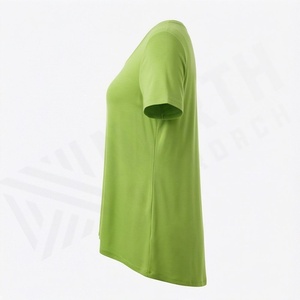 เสื้อยืดผู้หญิงผ้าฝ้ายคุณภาพสูง เสื้อยืดลำลองโอเวอร์ไซส์พิมพ์ลาย เสื้อยืดแขนสั้นผู้หญิงคุณภาพสูง สีสันตามสั่ง - Product Image 3