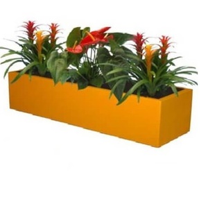 Macetero Metálico de Estilo Moderno y Lujoso, Diseño Premium Rectangular, Maceta para Flores, Decoración de Jardín y Sala de Estar, Maceteros Grandes - Product Image 4