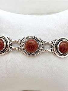 Sunstone <b>Adjustable</b> <b>Bracelet</b> Handmade Gemstone Jewelry Elegant Women Gift Wholesale Supplier - Product Image 4