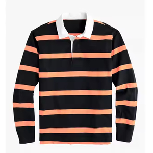 Camiseta de Rugby Personalizada para Hombre 2026, Sudadera Polo para Hombre, Bordado, Serigrafía, Camiseta de Manga Larga, Camiseta Polo a Rayas para Hombre - Product Image 6