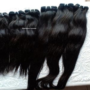 Extensions de cheveux humains vierges naturels non traités Afro/Curl ondulés droits cuticule alignée doux 1B Bundle birman vietnamien - Product Image 6