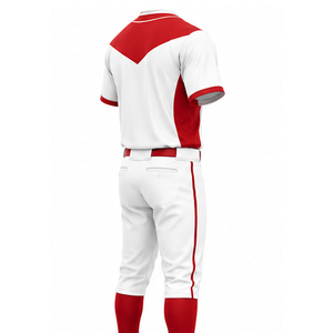 2026 Baseball Uniform High Quality Breathable Anti-Bacterial Plus Size Button <b>Down</b> Jersey Custom Team Wear Baseball Uniform Set - Product Image 6