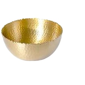 2024 dernier bol de fruits à bas prix vente chaude ustensiles de cuisine meilleur bol de service Table décorative haute qualité or bols en laiton - Product Image 1