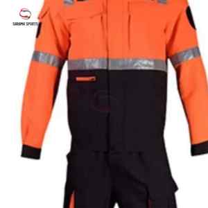 Combinaison de travail en nylon personnalisée de haute qualité pour hommes, veste et pantalon de protection, vêtements de travail pour l'exploitation minière - Product Image 4