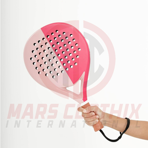 Raquetas de pádel personalizadas de alta calidad a precio económico al por mayor, raquetas de pádel de carbono con forma y logotipo personalizados - Product Image 6