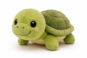 Juguete Masticable de Felpa de Algodón Suave con Forma de Tortuga para Perros - Diseño de Animal Adorable, Juguete Duradero para Aliviar la Ansiedad y la Dentición de Cachorros - Product Image 1