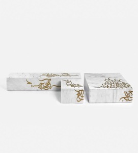 Boîte de rangement de cuisine classique en acrylique avec couvercle en bois et coquille de nacre naturelle, design décoratif haut de gamme - Product Image 6