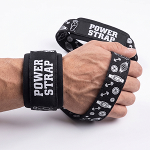 Correas de Levantamiento de Pesas Ajustables, Soporte de Muñeca de Neopreno, Correas de Tracción para Entrenamiento de Fuerza, Unisex, Resistentes - Product Image 2