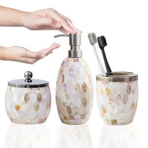 Ensemble d'accessoires de bain en nacre de haute qualité pour hôtels, complexes hôteliers, maisons et spas sophistiqués - Product Image 6