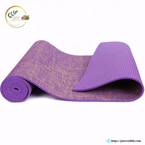 Tapete de Meditación de Yute de Diseño Personalizado – Tapete de Yoga Ecológico Hecho a Mano para Marcas de Venta al por Menor y Bienestar - Product Image 2