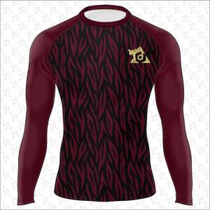 Best Selling Unisex Long Sleeve Rash Guard with Removable Sleeves Color Options Swimsuit BJj Rashguard - Product Image 3