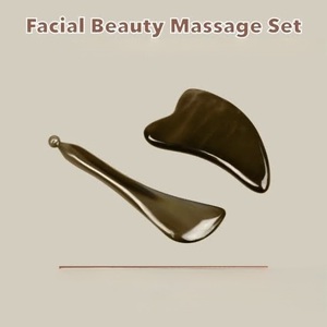 Tabla de Masaje Facial Ovalada de Cuerno de Búfalo Ecológica de ILAHI con Acabado Pulido de Uttar Pradesh para Lifting Facial y Gua Sha - Product Image 6