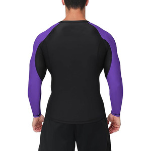 เสื้อรัดกล้ามเนื้อสำหรับผู้ชายแบบเต็มตัว รุ่นใหม่ปี 2026 ขายดี ผลิตตามสั่งจากโรงงาน  แบบซับลิเมชั่นเต็มตัว สำหรับกีฬา MMA โนกิ ยิวยิตสู บีเจเจ - Product Image 2
