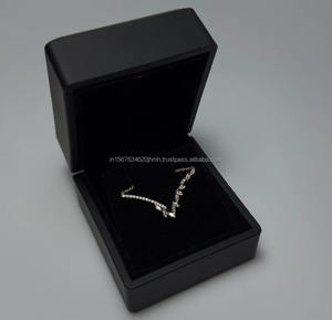 จี้ทอง14K สำหรับผู้หญิงประดับเพชรรูปทรงเก๋/Gia Lab สำหรับงานแต่งงานงานหมั้น-ของขวัญ - Product Image 1