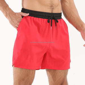 Logo personnalisé Short de sport pour hommes Short d'entraînement de gymnastique à séchage rapide de 5 pouces Short de sport léger pour hommes avec poches - Product Image 5