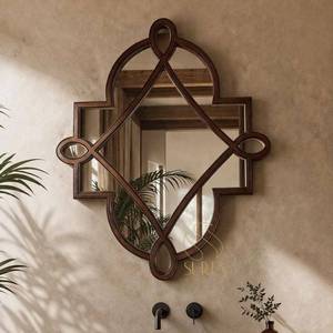 Espejo de diseño indio artesanal para sala de estar y dormitorio, hecho a mano en madera, de nuevo diseño. - Product Image 1