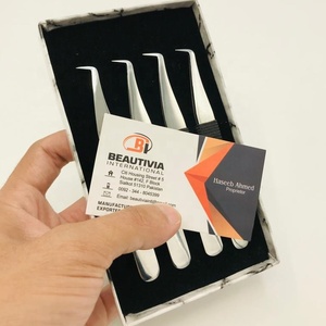 <b>Slim</b> Boot Sustainable Japanese Stainless Steel Pointed Lash Tweezers Strong Grip Private Label <b>Mirror</b> Polish Eyelash Extension - Product Image 4