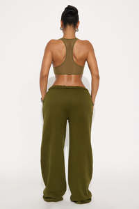 Wholesale Women's Loose Casual Mid Waist Straight Leg Pants Sweatpants - Product Image 6