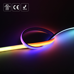 Bande LED 24V WS2811 SPI adressable 1260 LED/m sans points COB RGBCCT RGBWW RGBWCCT, largeur 15 mm, étanche IP67 en silicone - Product Image 4