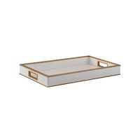 Plateau de service traditionnel en MDF pour cuisine, salle à manger, salon, service en chambre de qualité hôtelière, présentation, multifonctionnel, léger
