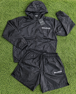 Custom Men’s Windbreaker Tracksuit Set Lightweight Waterproof Hooded Jacket <b>Shorts</b> 2 Piece Sportswear Jogging <b>Suit</b> - Product Image 6