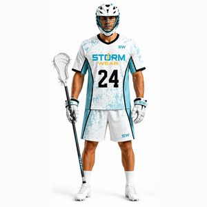 Maillots de lacrosse réversibles personnalisables pour hommes grandes tailles, impression par sublimation de logo personnalisé, respirants, vente en gros - Product Image 2