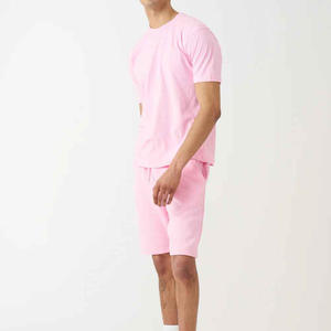 Ensemble de shorts d'été respirants de qualité supérieure, couleur unie, en tissu éponge, nouvelle collection, best-seller, imprimé sérigraphié, style hip-hop - Product Image 6