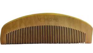 Peigne à barbe classique en bois naturel de qualité supérieure, fabriqué en Inde, avec fonction peigne à poux, pour l'entretien de la barbe et l'usage domestique, artisanat naturel - Product Image 5