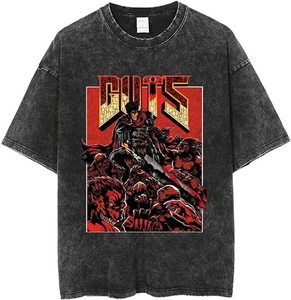 Camiseta moderna unisex con estampado gráfico retro, divertida cita de “Breakfast of Champions”, camiseta informal de algodón suave, estilo urbano, de gran tamaño - Product Image 1