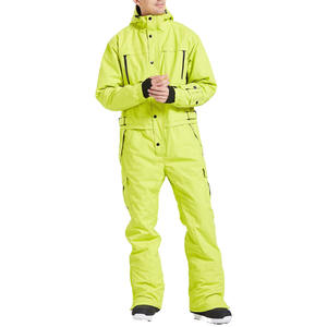 Pantalons de ski et de snowboard unisexes en gros, imperméables, respirants, coupe-vent, avec fermeture éclair Polartec, vêtements chauds pour sports d'hiver, fournisseur - Product Image 2