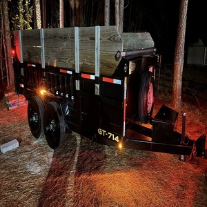 Advanced Farm Dump <b>Trailer</b> 7x14 Hydraulic Tilt Design Engineered For Easy Unloading Heavy Loads And Superior Stability - Product Image 3