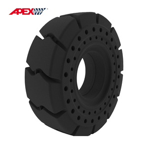 Neumáticos de cargadora de ruedas sólidas a prueba de planos industriales APEX | Se adapta a 25, 29, 33 pulgadas - Product Image 6