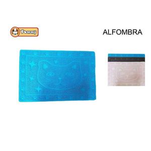 Tapis pour animaux de compagnie Tommy, design chat bleu, antidérapant, pour usage intérieur - Product Image 1