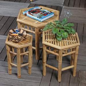 Mesa de Bambú a Precio Económico al por Mayor, Muebles de Bambú para Interiores y Exteriores, Mesa de Centro de Bambú, Decoración para el Hogar y Jardín, Hecho en Vietnam - Product Image 1