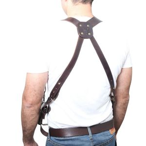 Ceinture porte-cartouches en cuir de vachette avec coutures durables et ajustement sécurisé - Product Image 6