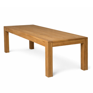 Indonesian Natural Solid Teak Wood Rani <b>Square</b> Dining <b>Table</b> Midcentury Design Durable for Indoor/Outdoor Home <b>Bar</b> & Hotel Use - Product Image 1