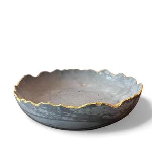 Tazón de Resina Artístico, Plato para Servir Hecho a Mano, Decoración Elegante para Mesa de Comedor, Accesorio de Cocina - Product Image 1