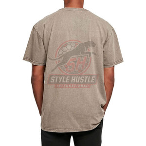 Camisetas de Hombre con Lavado Ácido de Alta Calidad y Nuevo Diseño, Camisetas de Hombre con Lavado Ácido Más Vendidas en Oferta - Product Image 4