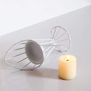 Modern Minimalist Style Iron <b>Wire</b> <b>Crafted</b> Metal Candle Holder Decor Tea Light Candle Holder Decorative Candle Holder - Product Image 1