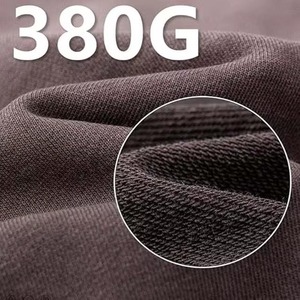 Sweat-shirt unisexe à col rond surdimensionné, couleur unie, 100% coton, molleton français, pull décontracté pour l'hiver, doux et respirant - Product Image 5